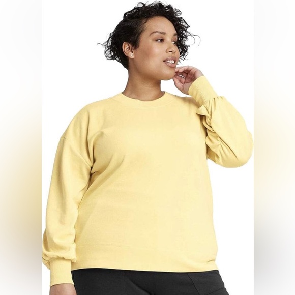 Ava & Viv Sweaters - Ava & Viv Women's  Sweatshirt lemon XL